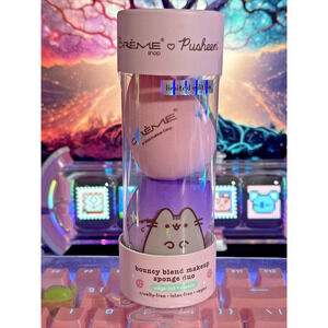 The Creme Shop x Pusheen Makeup Sponge LE Edge Cut Bouncy Blender Duo Kawaii